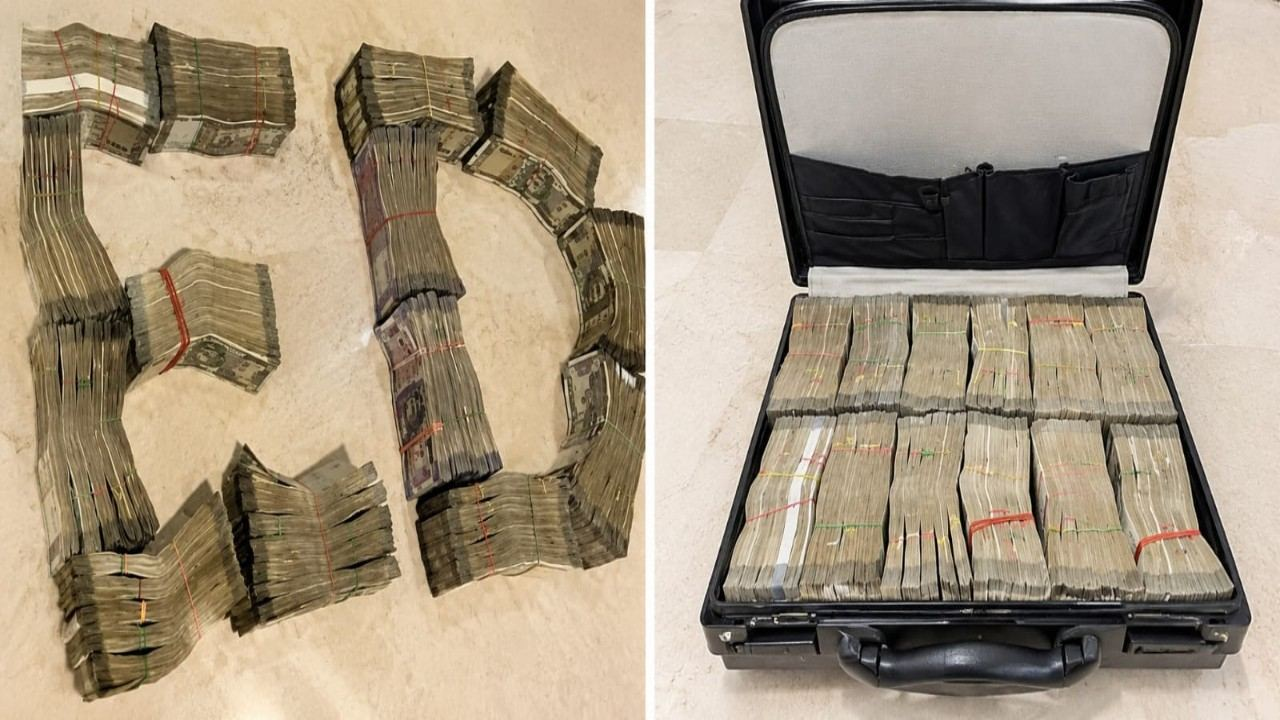 money recovered in ed raid