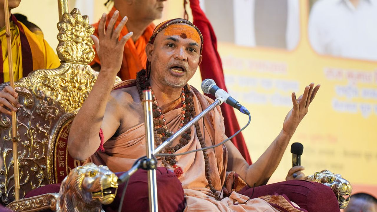 Avimukteshwaranand Shankaracharya, Photo credit: PTI 
