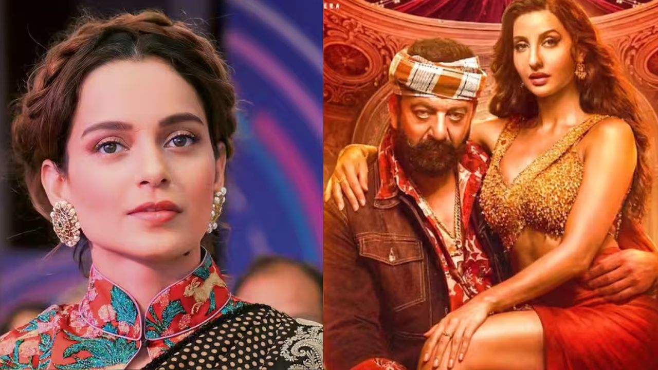 Kangana Ranaut, Sanjay Dutt And Nora Fatehi, Photo Credit: Social Media 