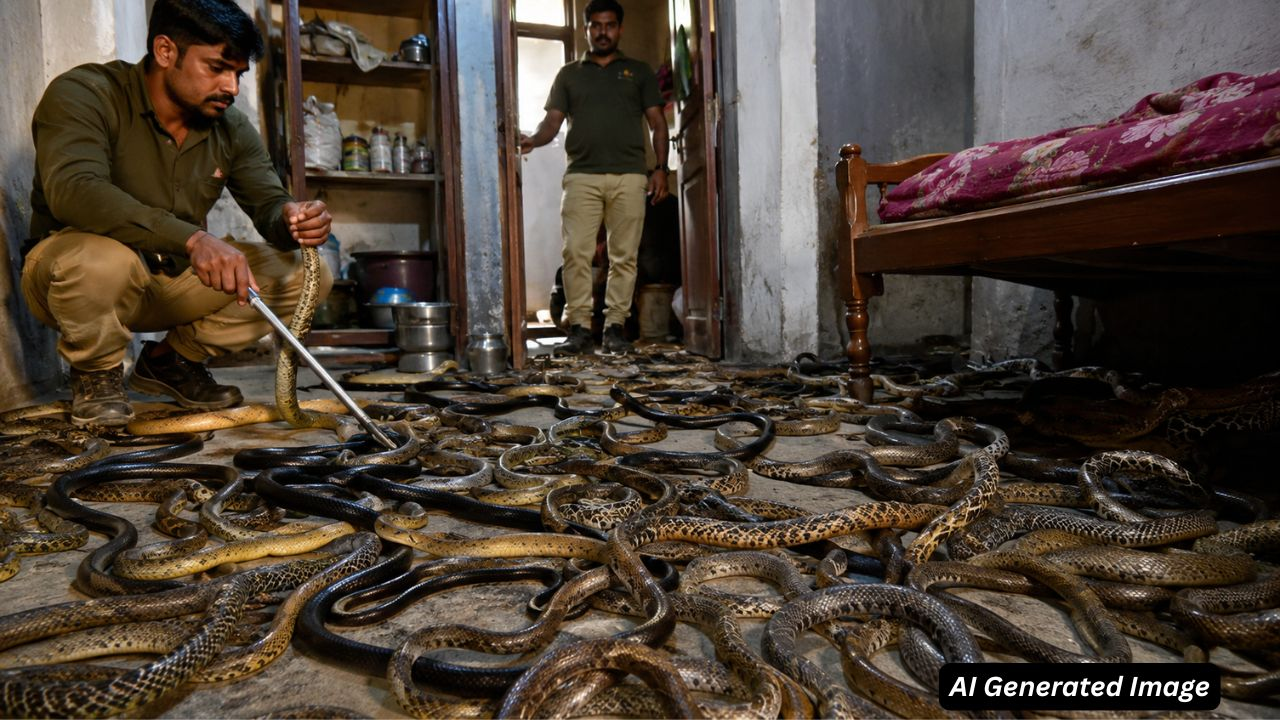 ai generated image of snakes