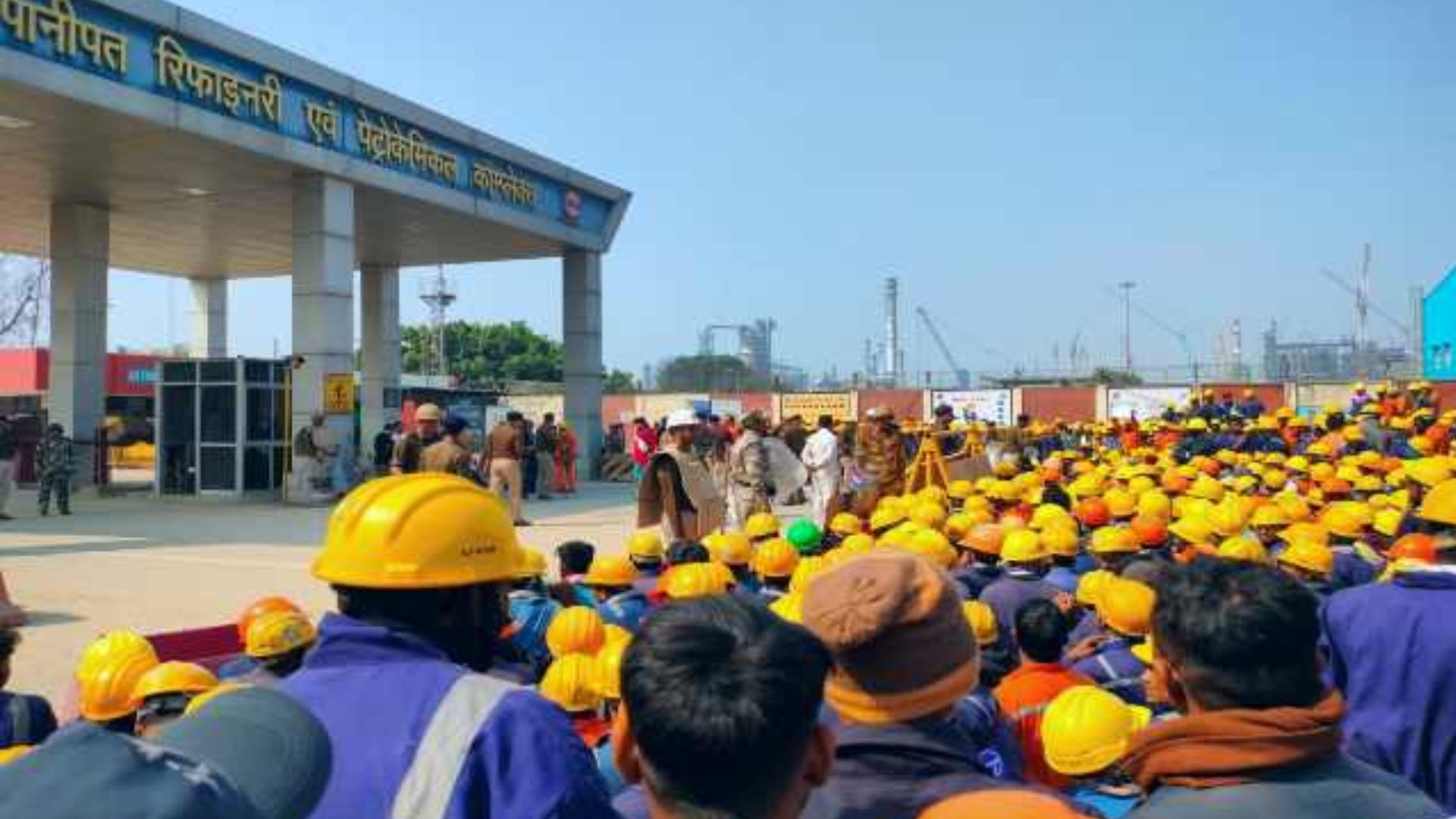 Workers Protest in Haryana