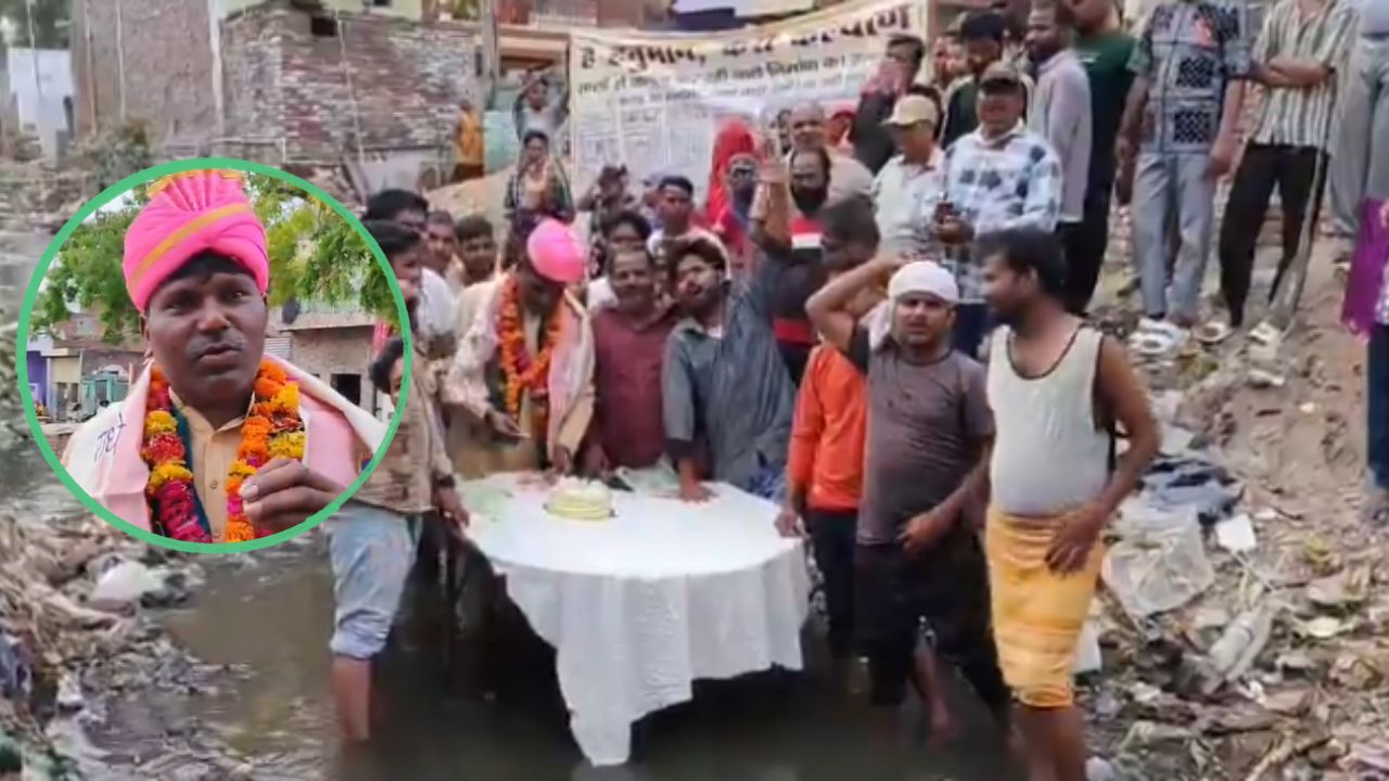 viral video grab of bjp parshad