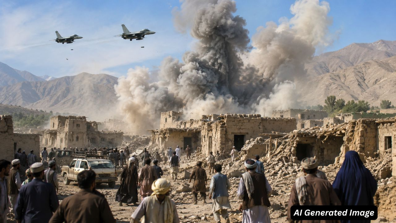 ai generated image of air strike