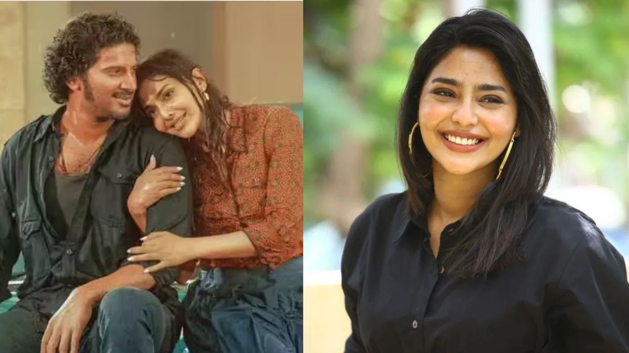 Dulquer Salmaan and Aishwarya Lekshmi 