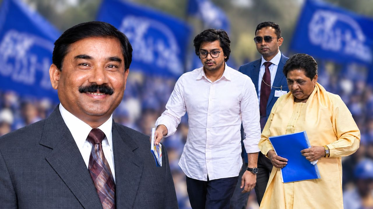 ashok siddhathh mayawati and akash anand