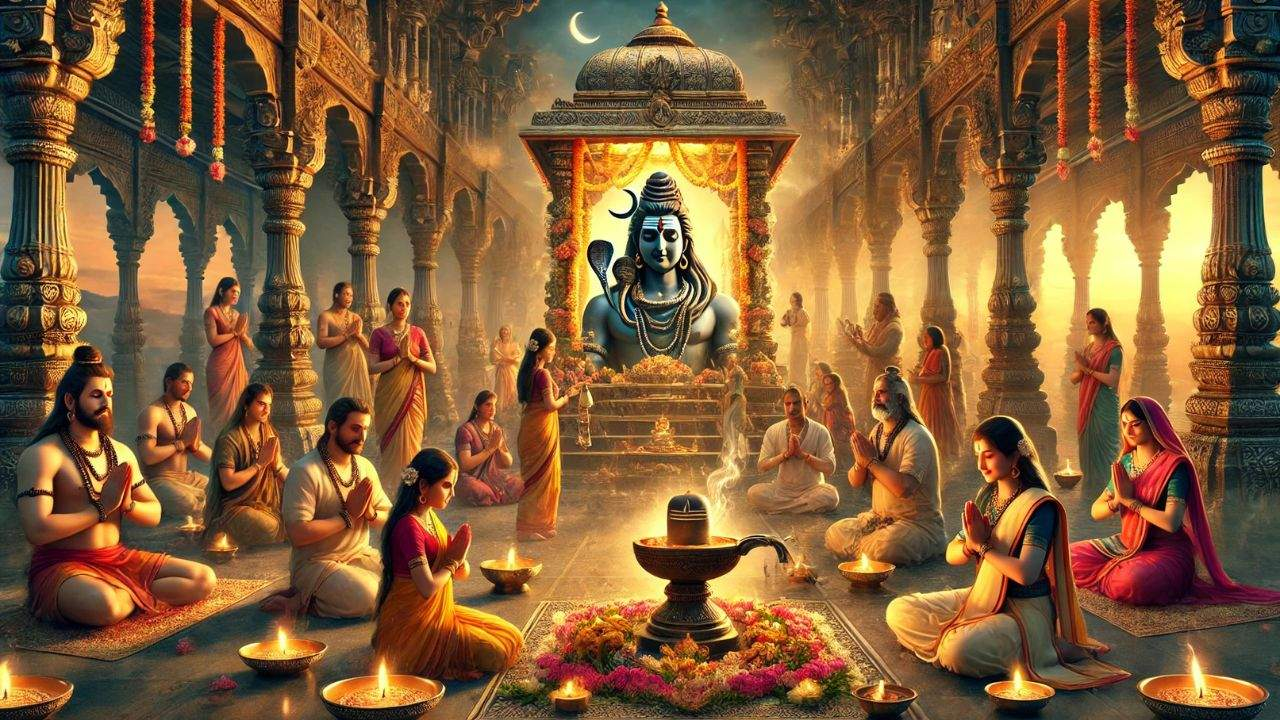 AI Image of bhagwan shiv puja and Vrat