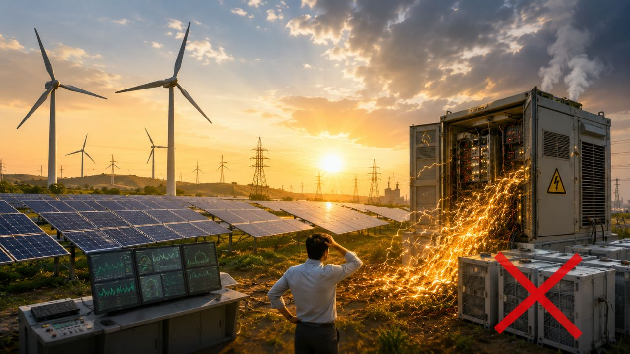 ai generated image of power generation in india