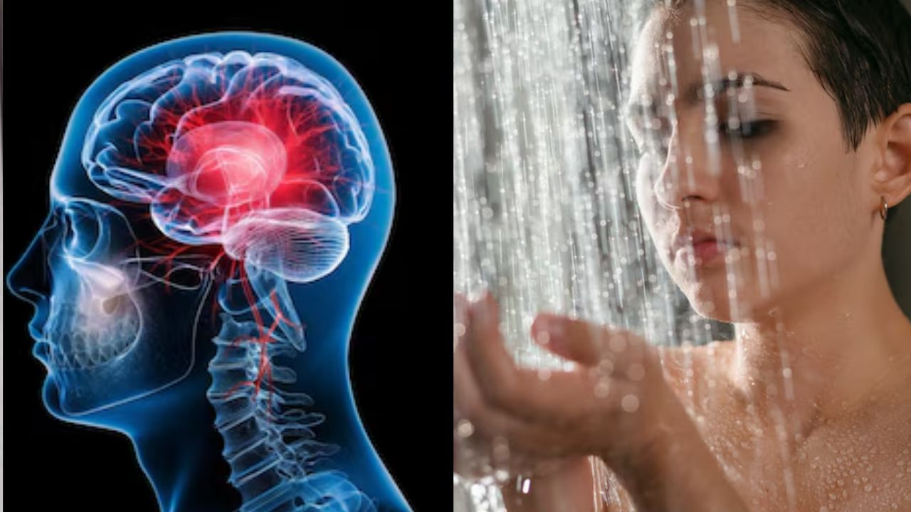 winter cold water bathing cause brain stroke