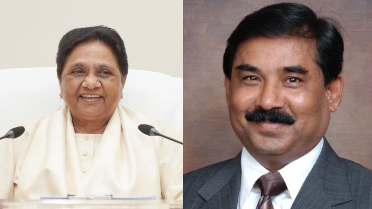 BSP supremo Mayawati and Ashok Siddharth.