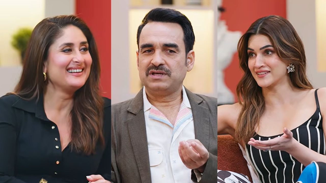 Kareena Kapoor, Pankaj Tripathi and Kriti Sanon