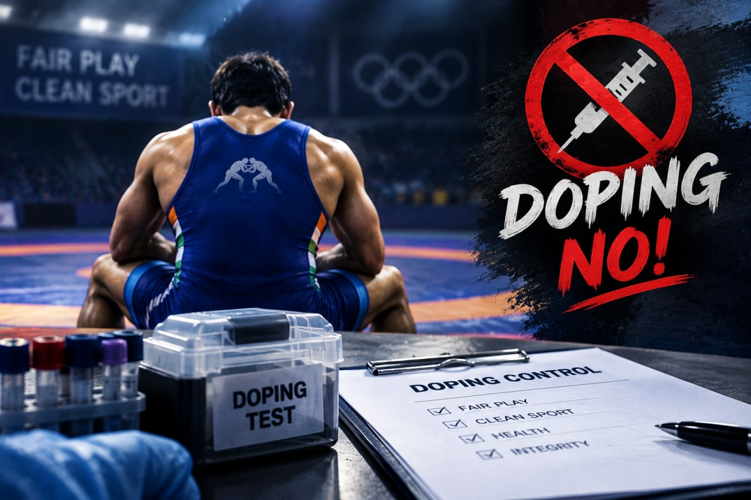 Wrestler Dope Test Representative Image