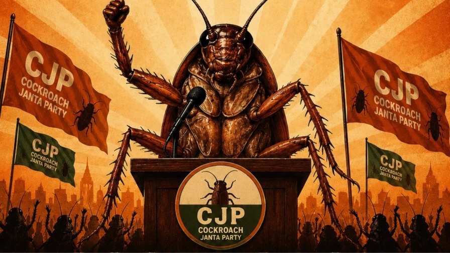 cockroach instagram vs bjp