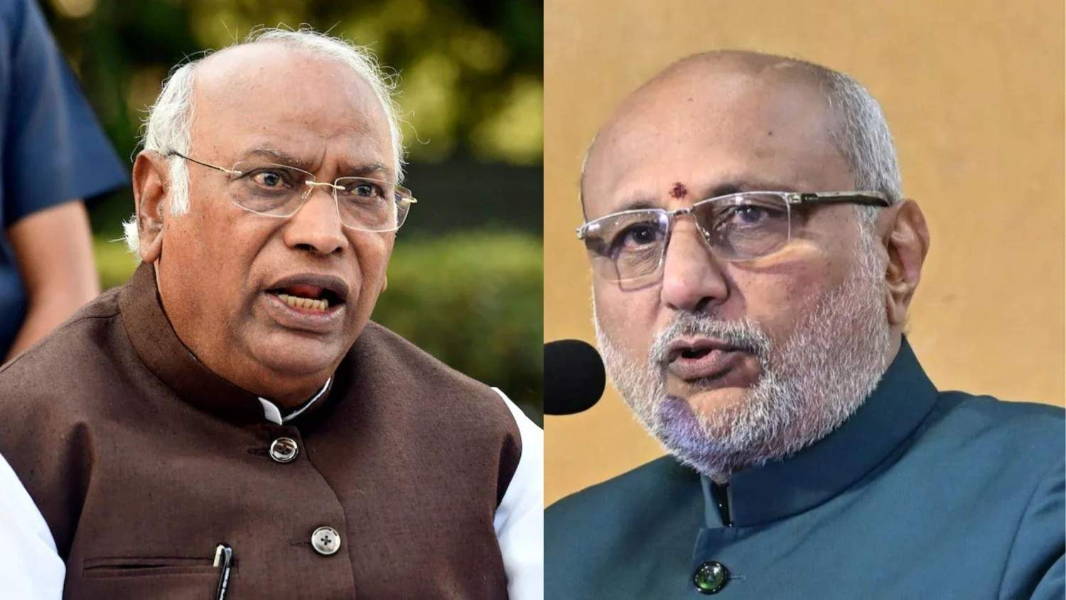 CP Radhakrishnan & Mallikarjun Kharge