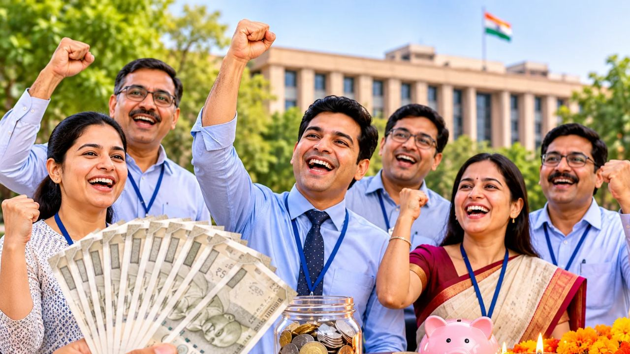 केंद्र सरकार ने महंगाई भत्ता बढ़ाने का फैसला किया है। AI इमेज