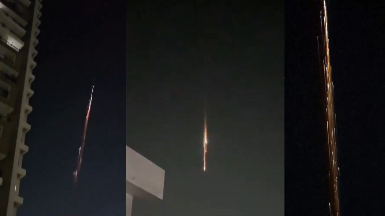 Mysterious Light in Delhi NCR.