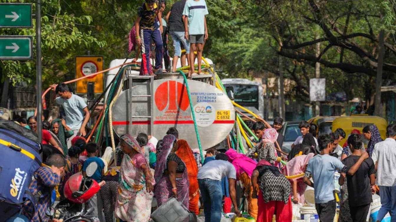 delhi water shortage