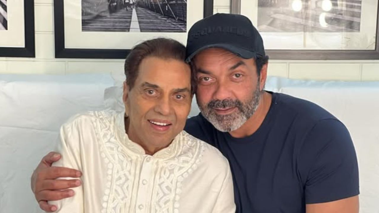 Dharmendra and Bobby Deol