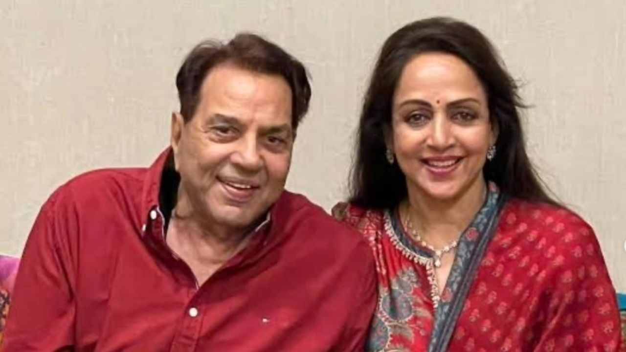 Dharmendra and Hema Malini