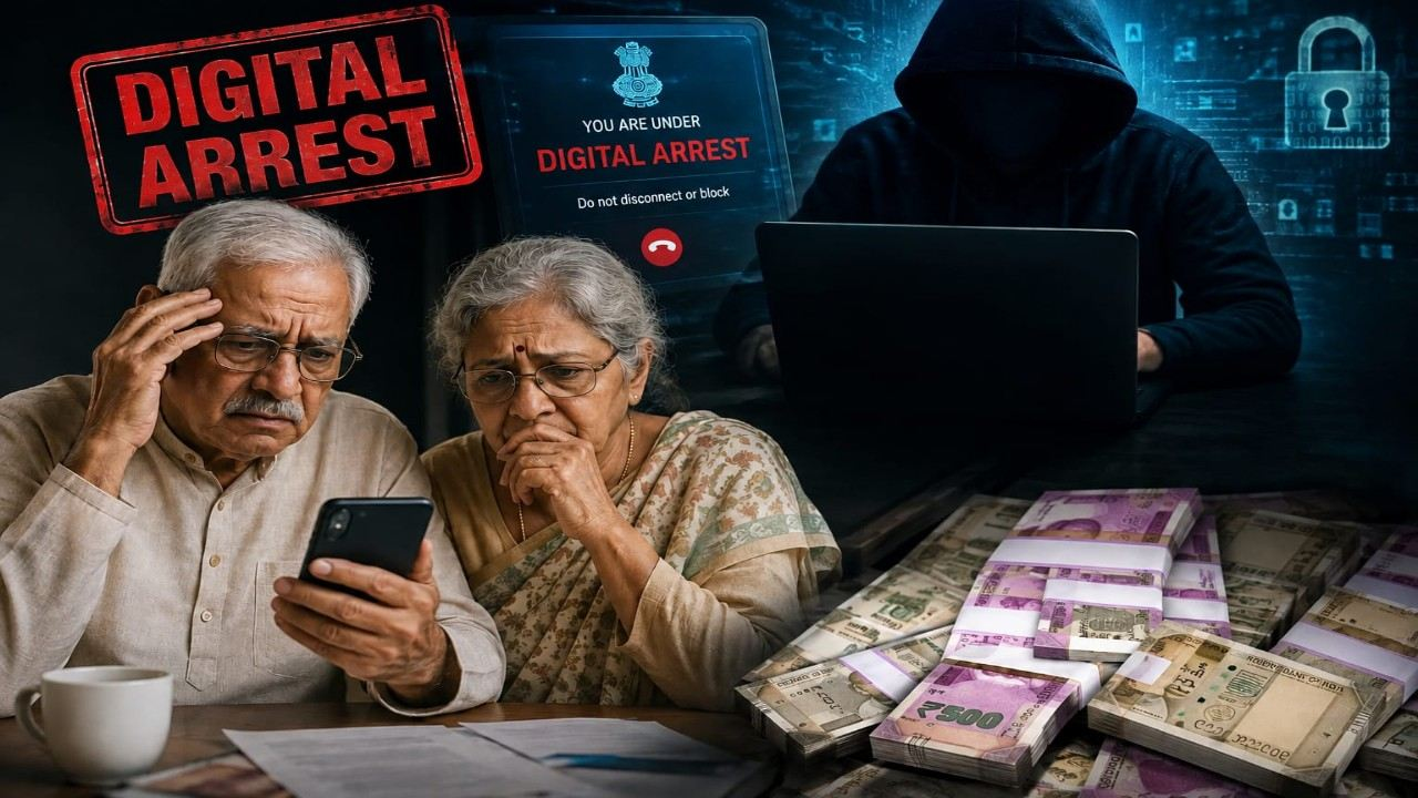 ai generated image of old couple