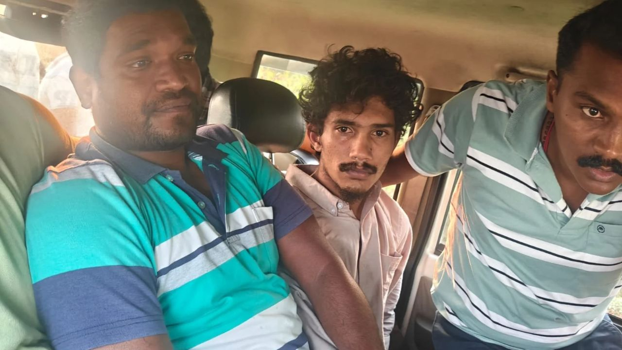 फरार होने के बाद पकड़ा गया कैदी