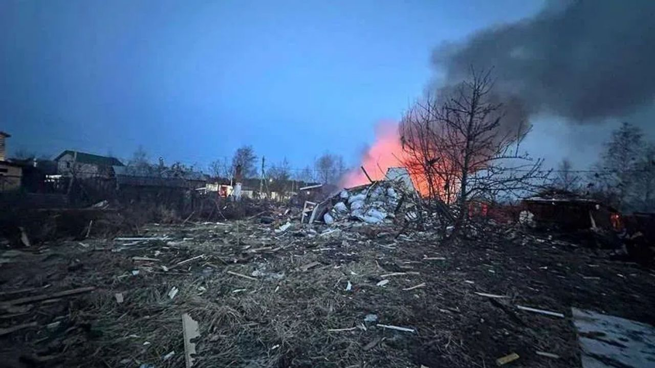 russian drone attack । Photo Credit: PTI