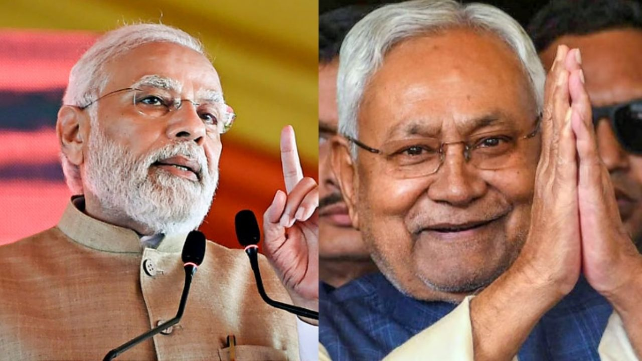 PM Modi and Nitish Kumar.