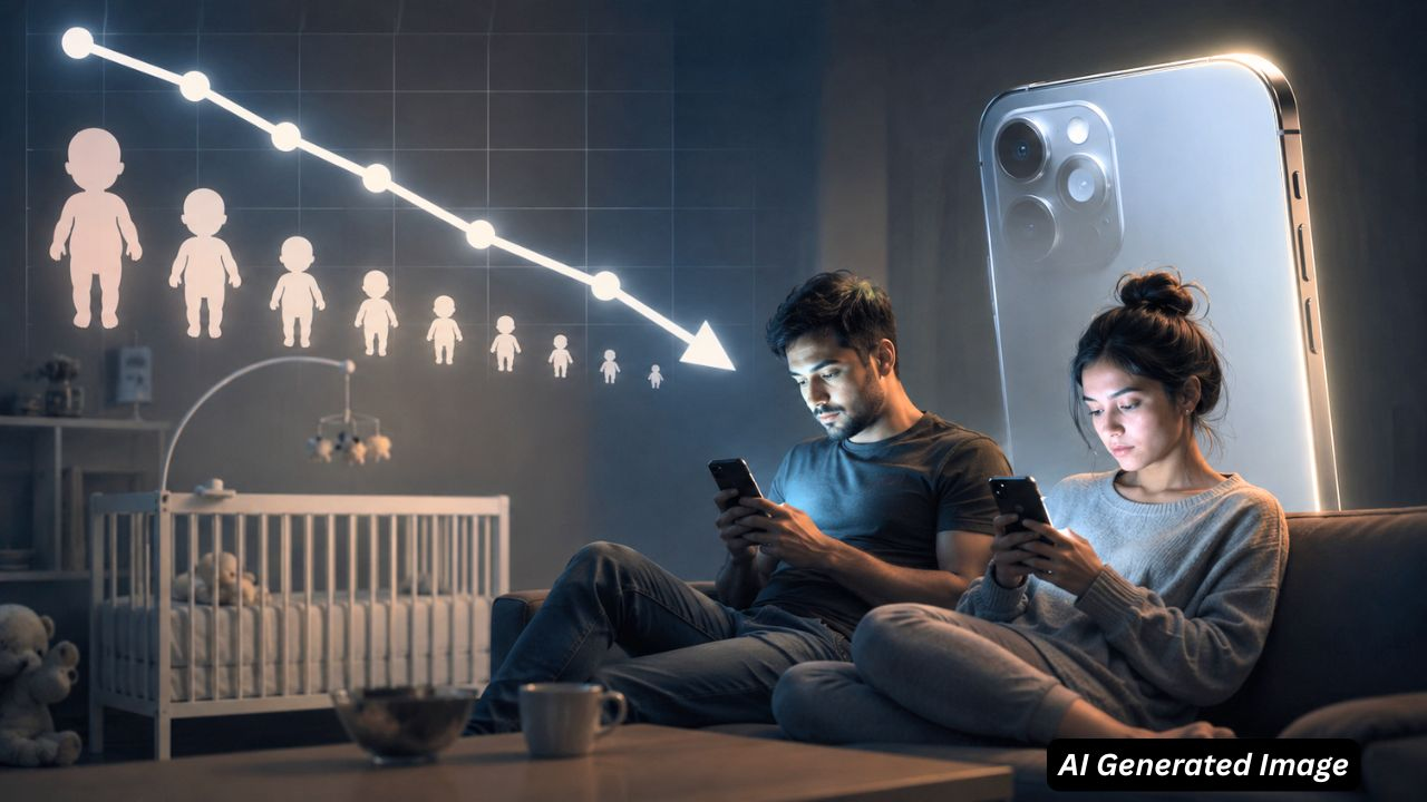 ai generated image of decline in fertility
