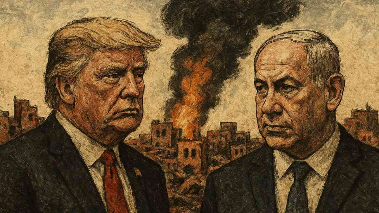 Donald Trump and Benjamin Netanyahu.