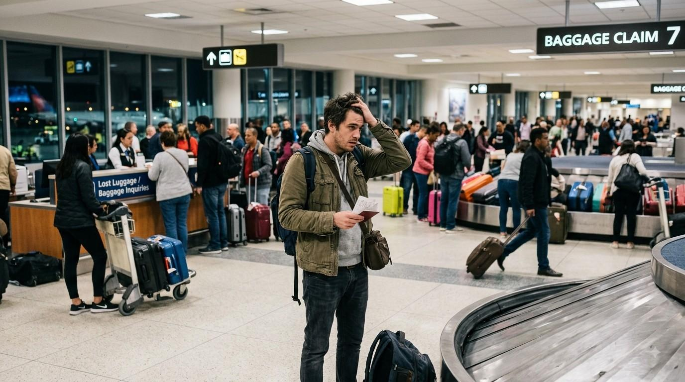 Passenger Lost his Luggage