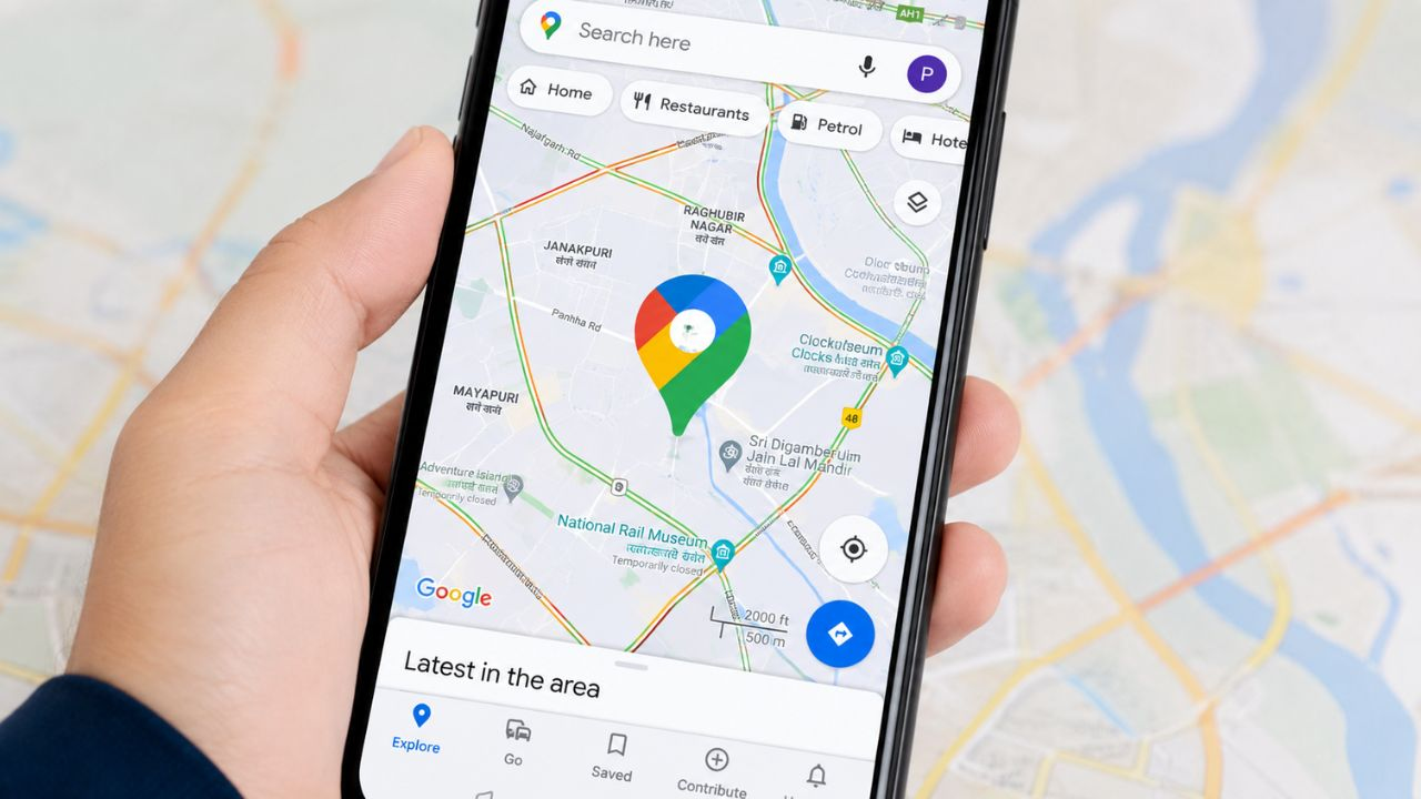 AI generated image of google maps