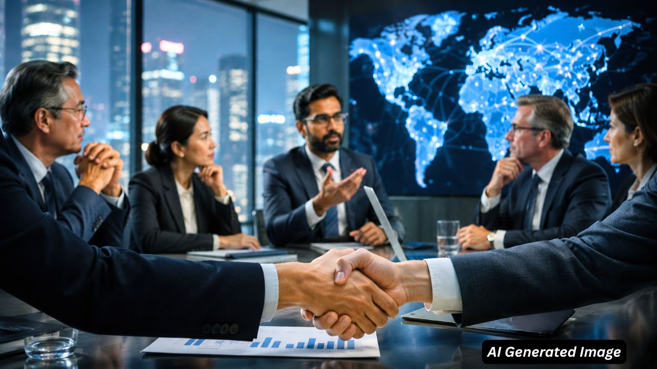 ai generated image of google meeting