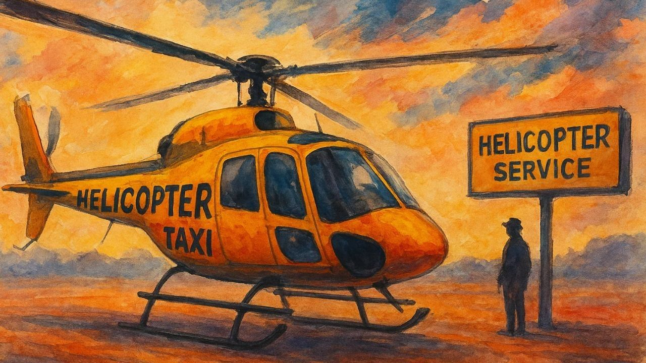 Helicopter service Delhi to Khatu Shyam.