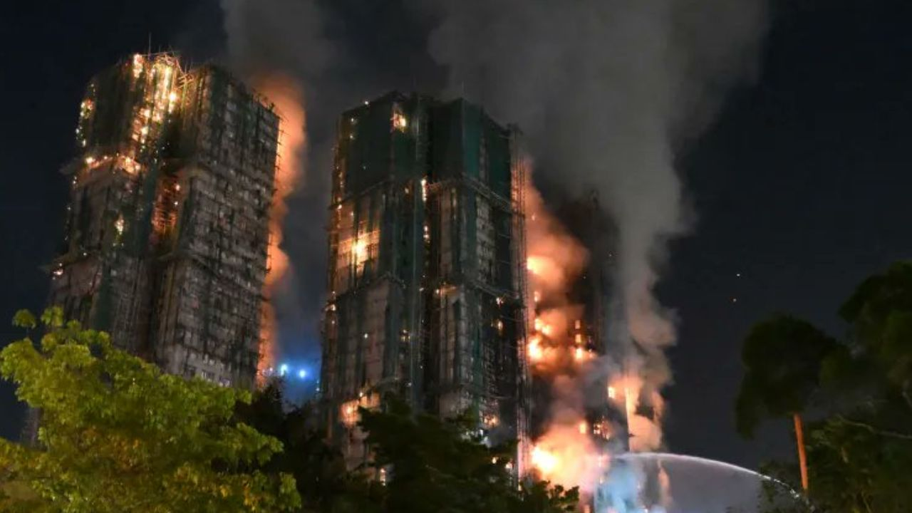 Hong Kong tower fire
