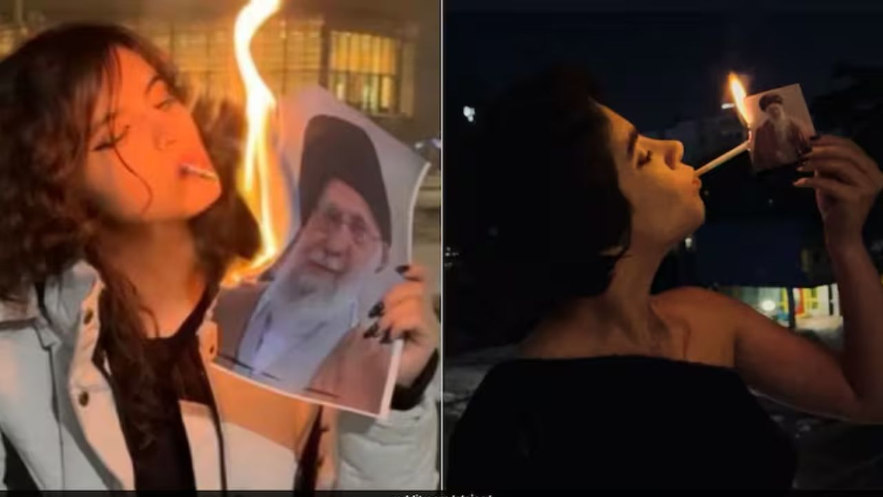 Burning cigarettes with leaders pictures