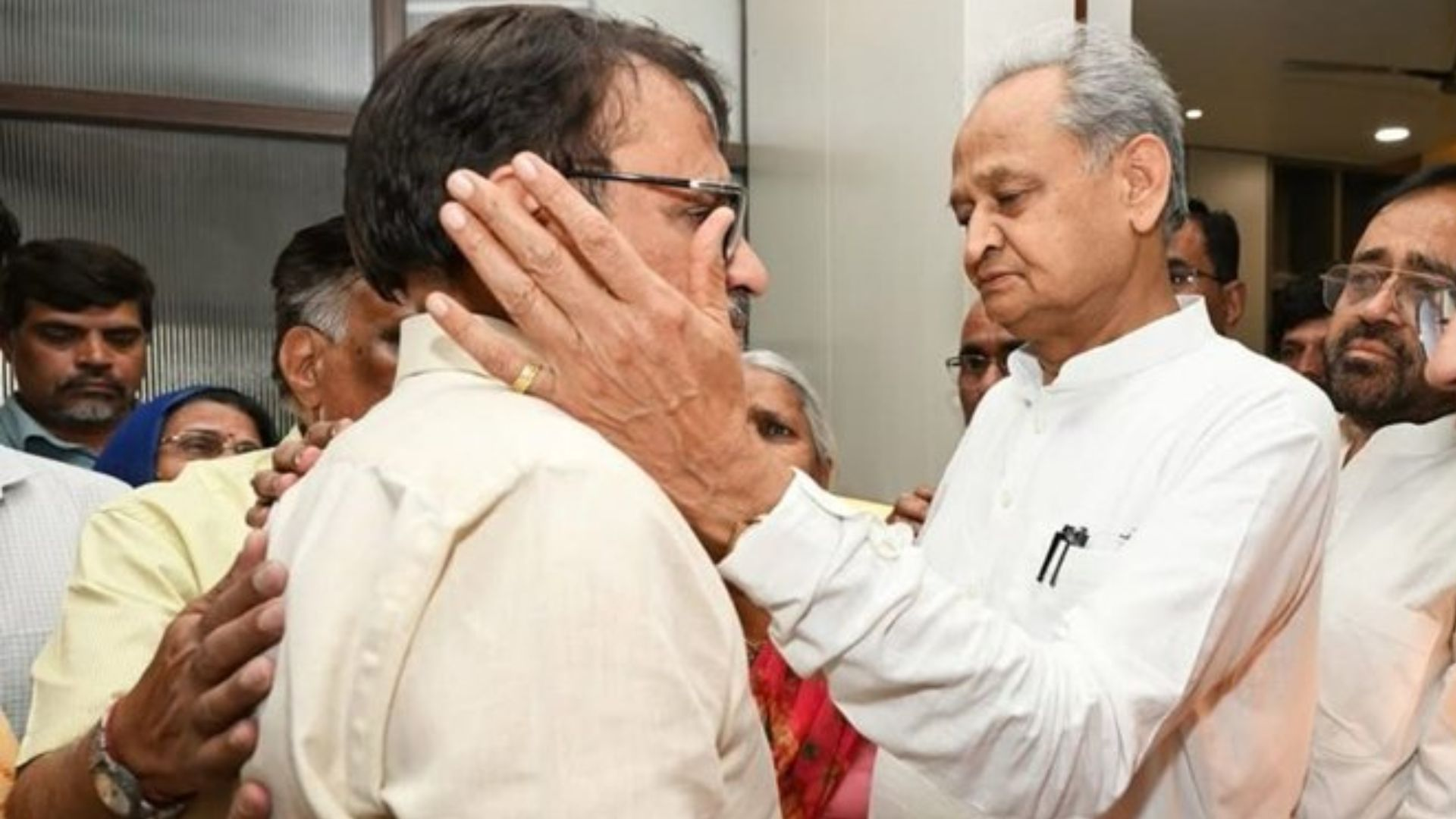 Mahesh Joshi With Ashok Gehlot