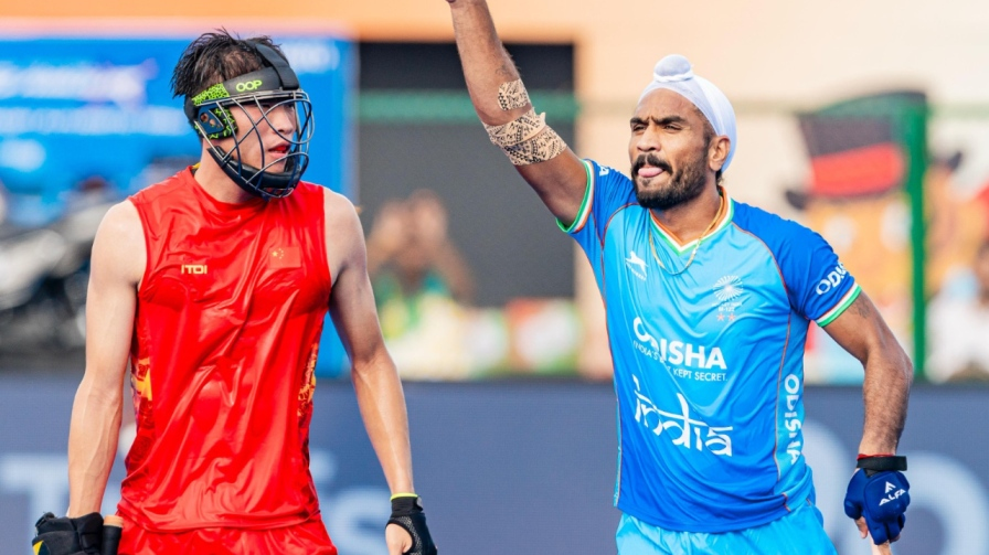 India vs China hockey match