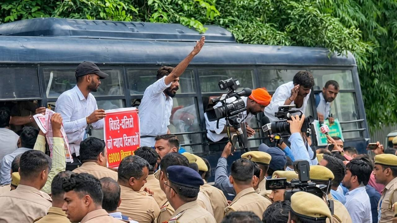 Protest in Lucknow