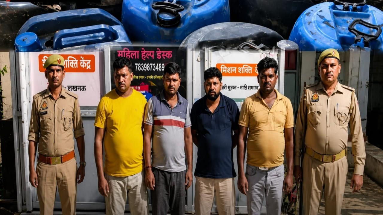accused arrested in lucknow