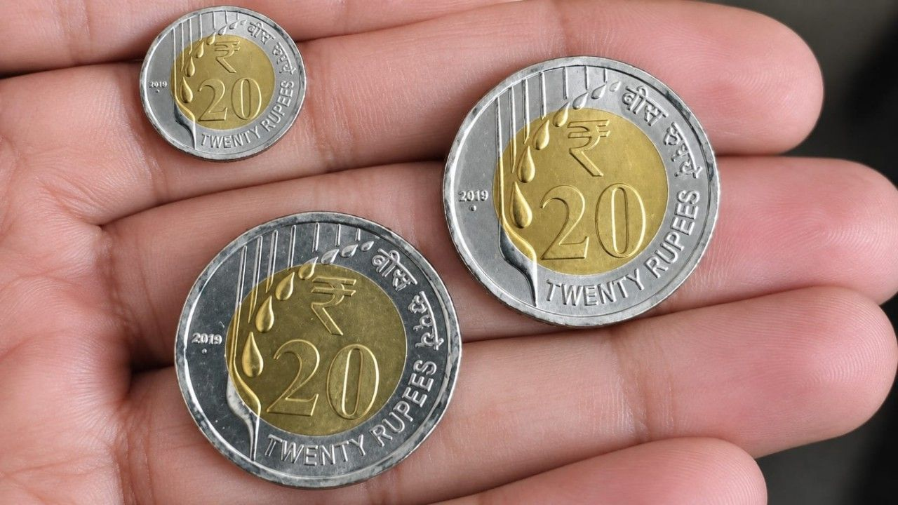 20 Rupees coins