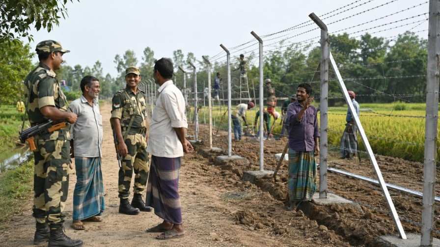 ai generated image of india bangladesh border
