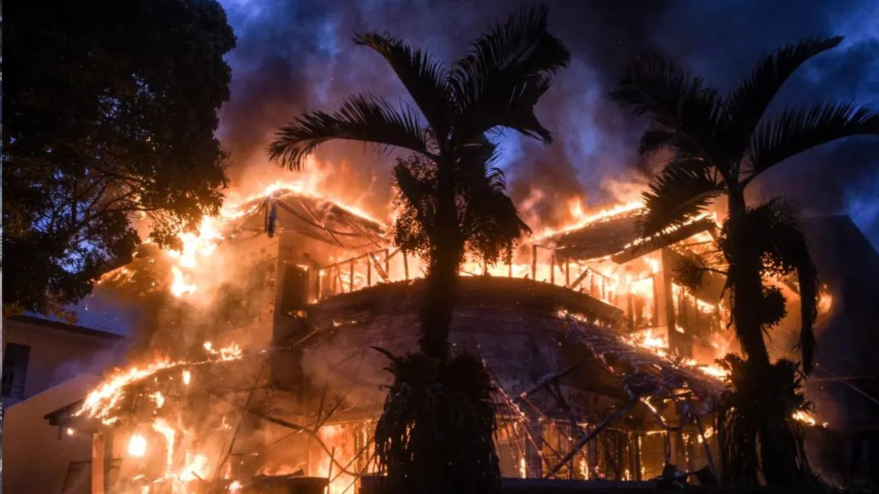 Protests in Indonesia.