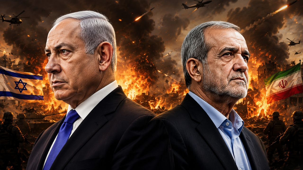Benjamin Netanyahu and Masoud Pezeshkian