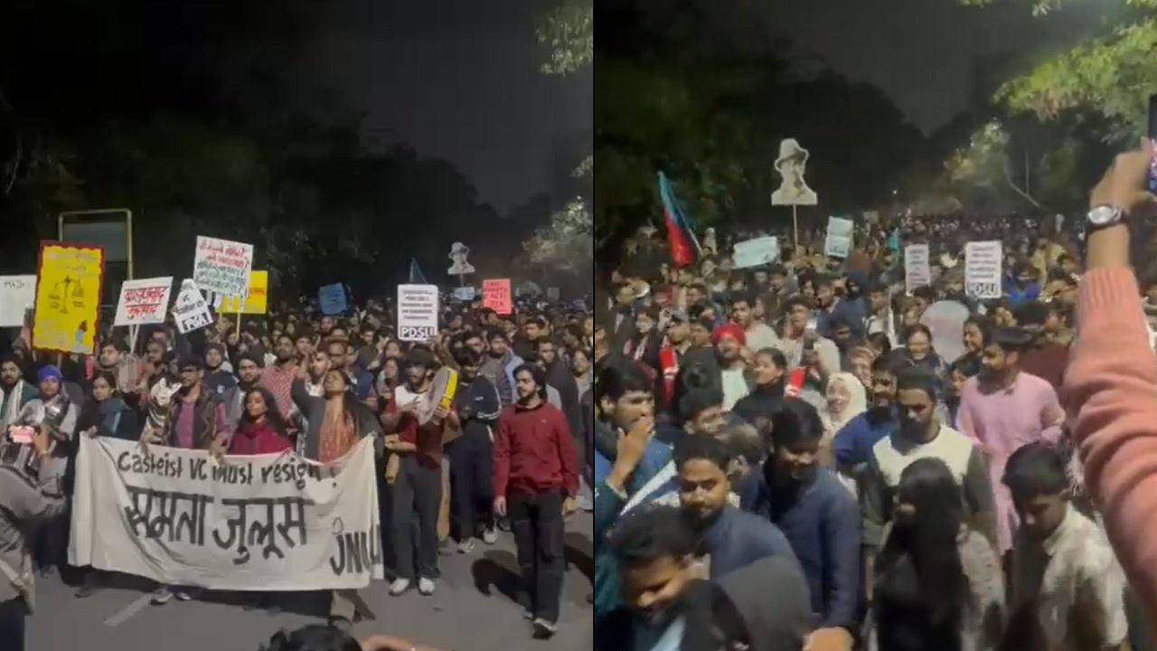 JNU students clash