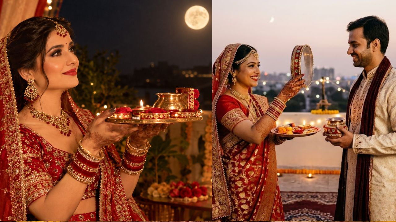 Karva Chauth images made from chatgpt