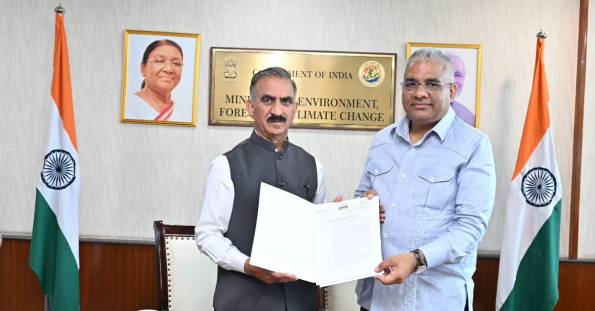 Sukhvinder Singh Sukhu met Bhupender Yadav 