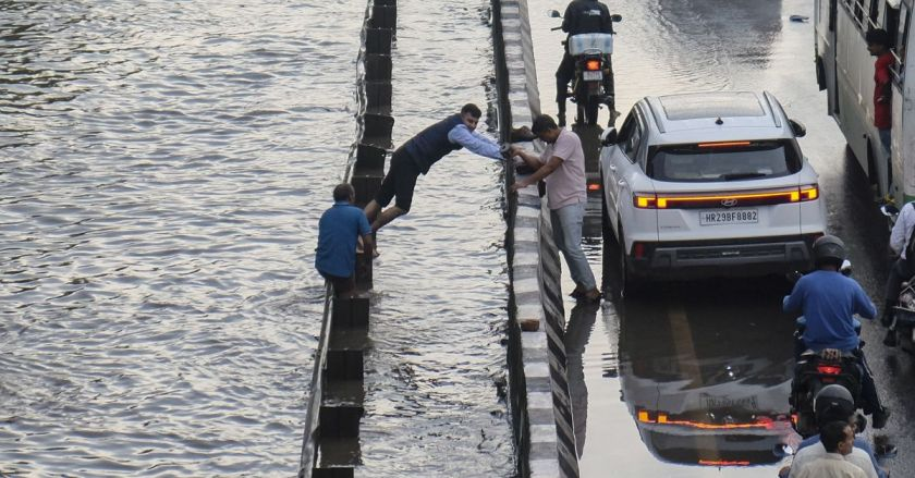 Weather: Rain in Gurugram