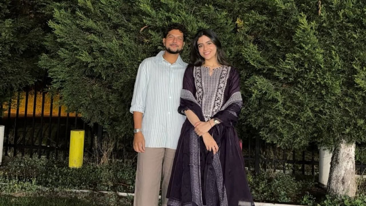 Kuldeep Yadav and Vanshika 