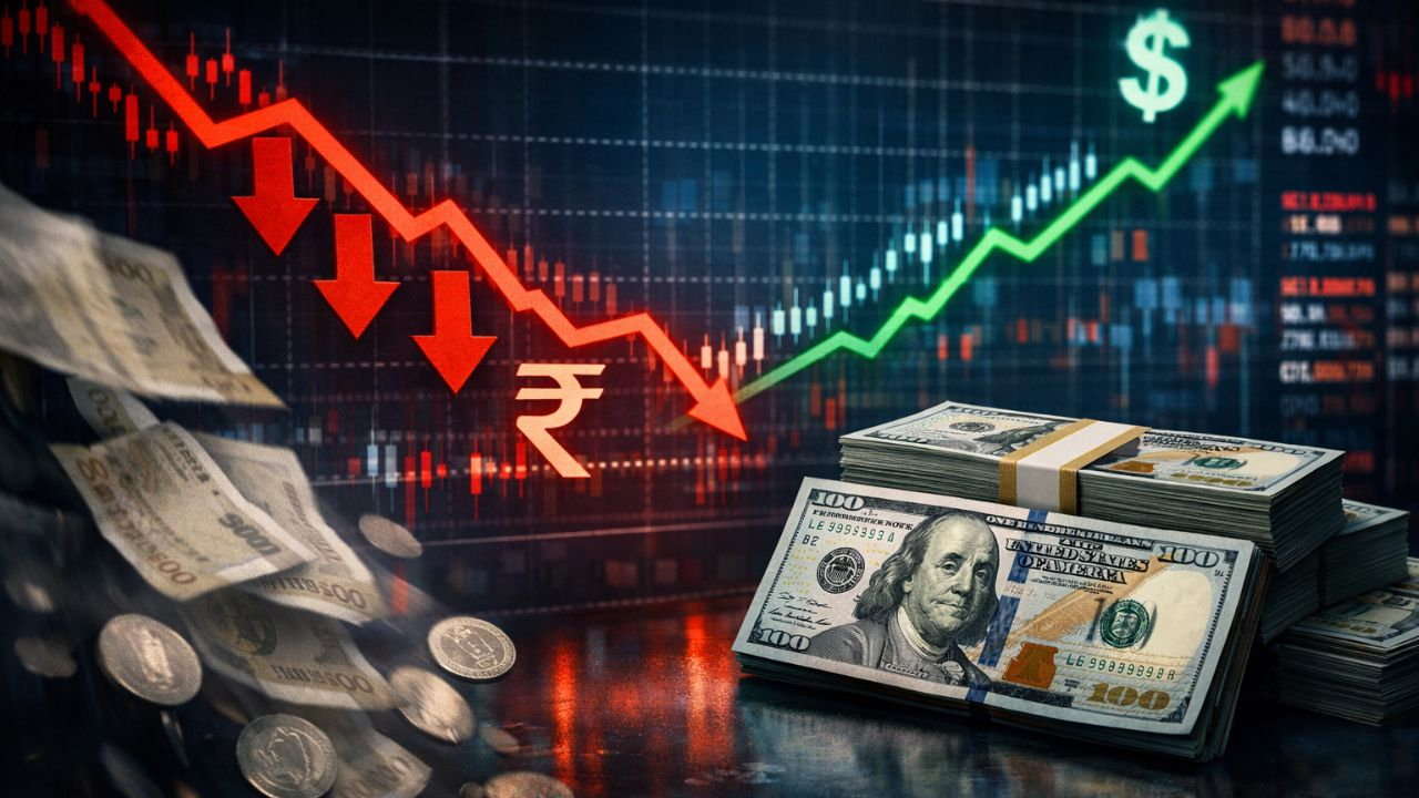 representative image of road accident Indian Rupee and US Dollar