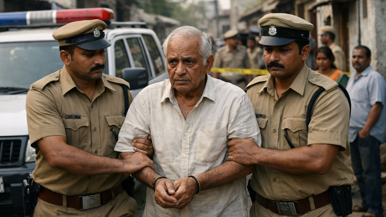 representative image of accused and police