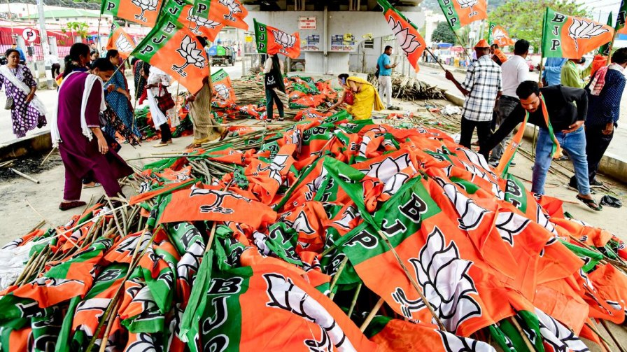 Deori BJP MLA daughter beat young man with a shoe